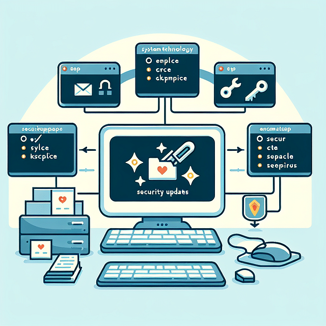 a computer terminal applying kernel security updates with Ksplice