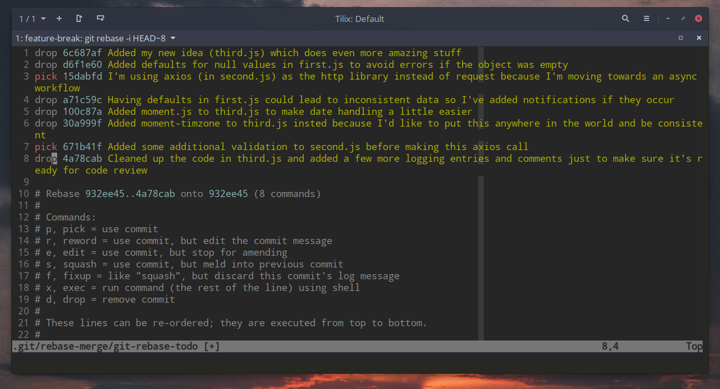 git create branch command