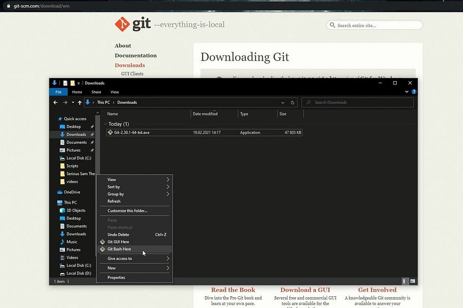 git pull command