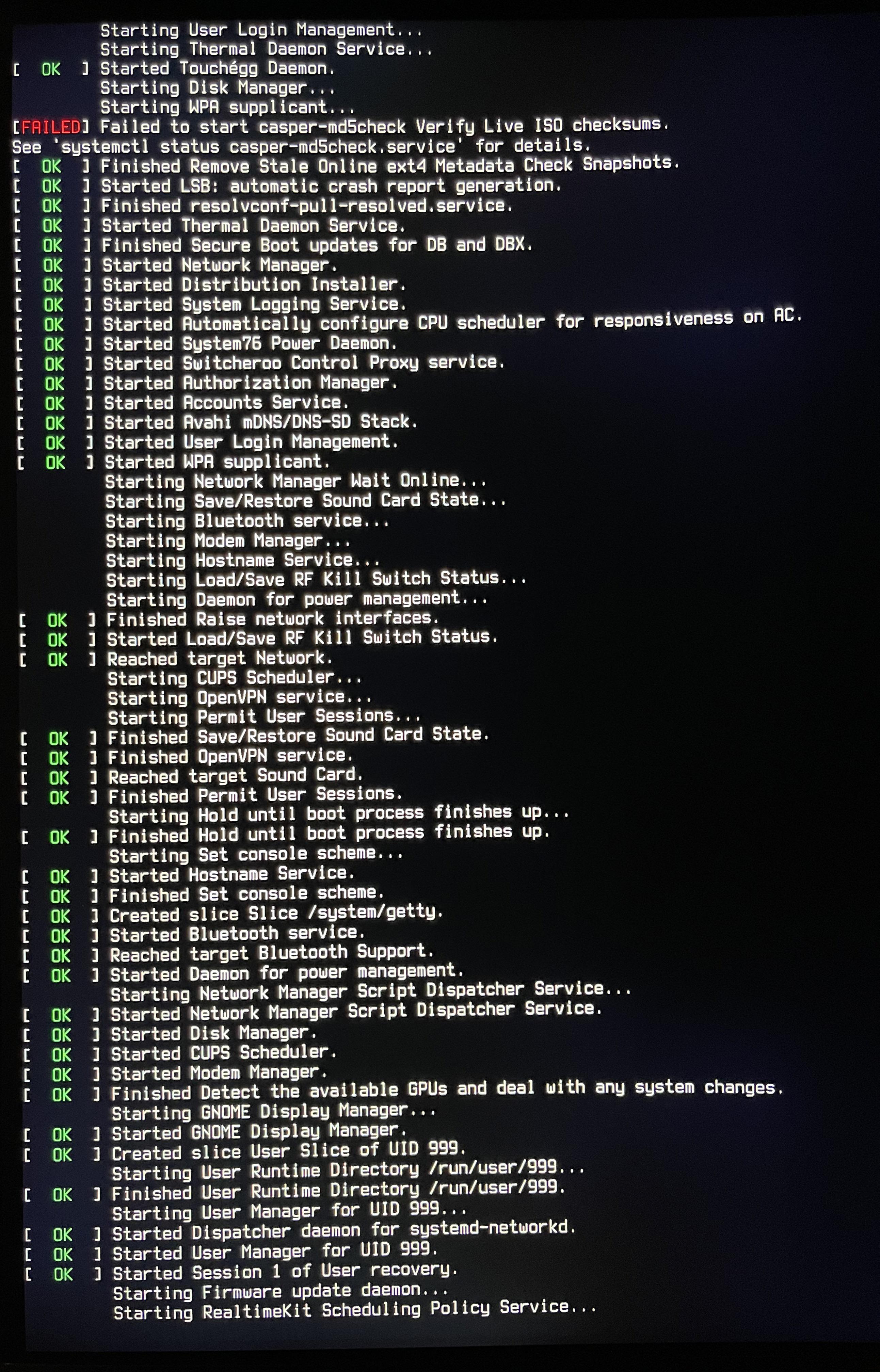 system update command linux