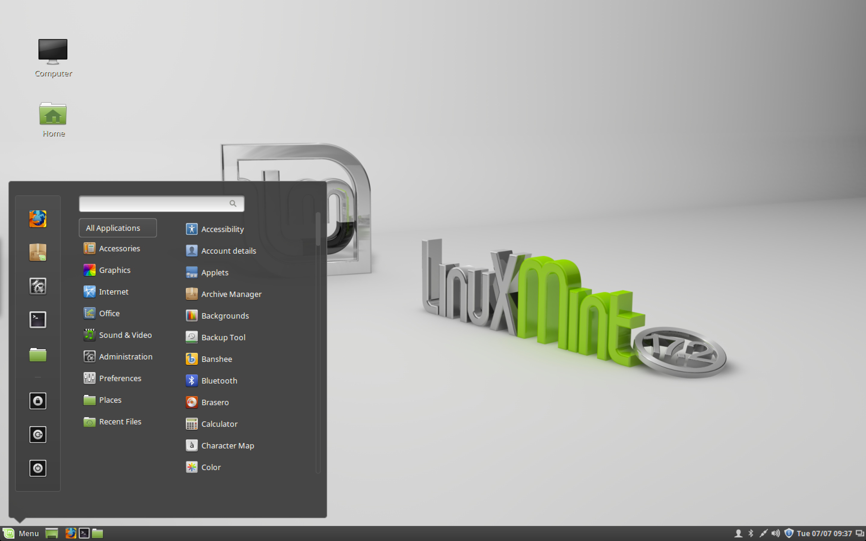 Screenshot of Linux Mint Download Page